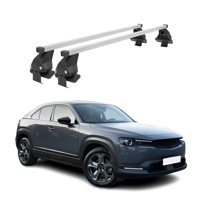 Silver Roof Rack Cross Bars For 2020–2026 Mazda Cx-30 1