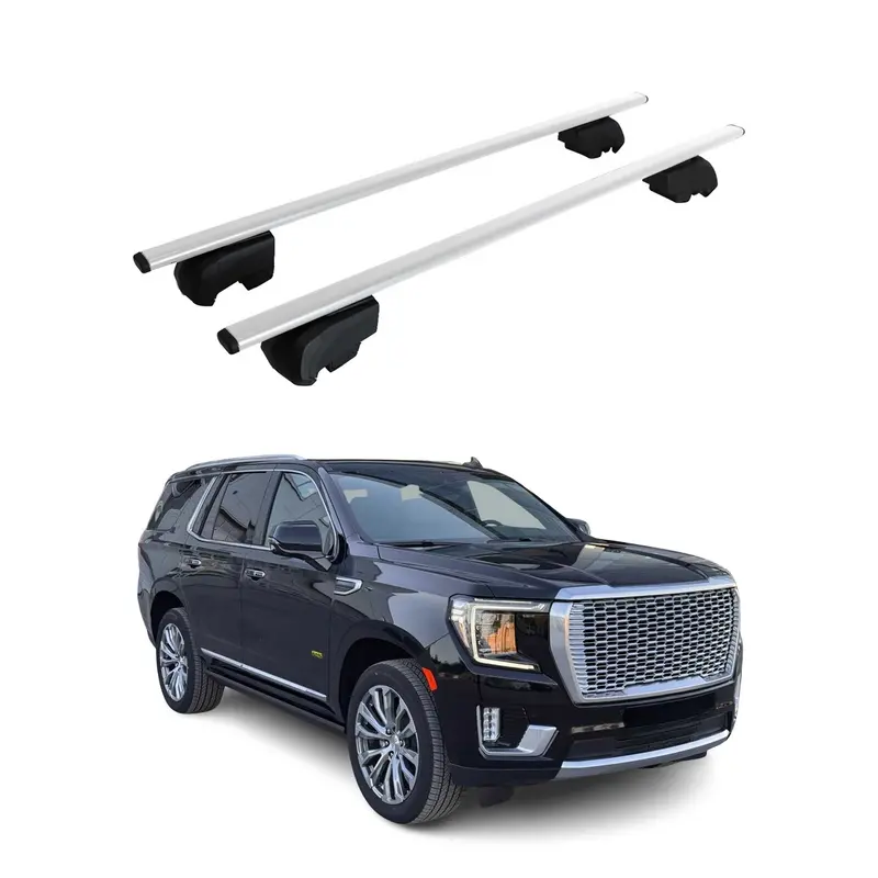 Silver Roof Rack Cross Bars For 2021–2026 Gmc Yukon Xl 1
