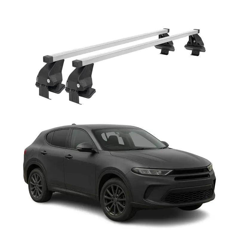 Silver Roof Rack Cross Bars For 2023–2025 Dodge Hornet 1