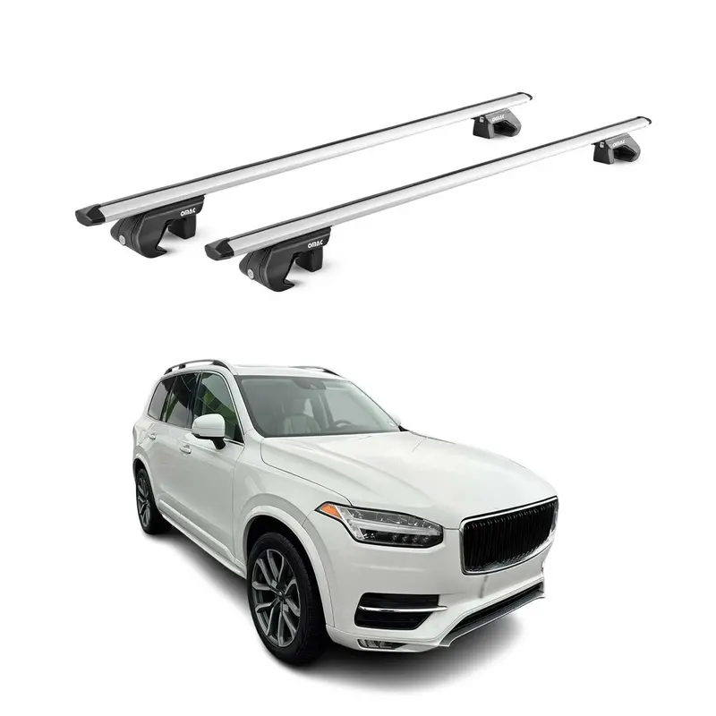 Silver Roof Rack Cross Bars For Volvo Xc90 (2002–2026) 1