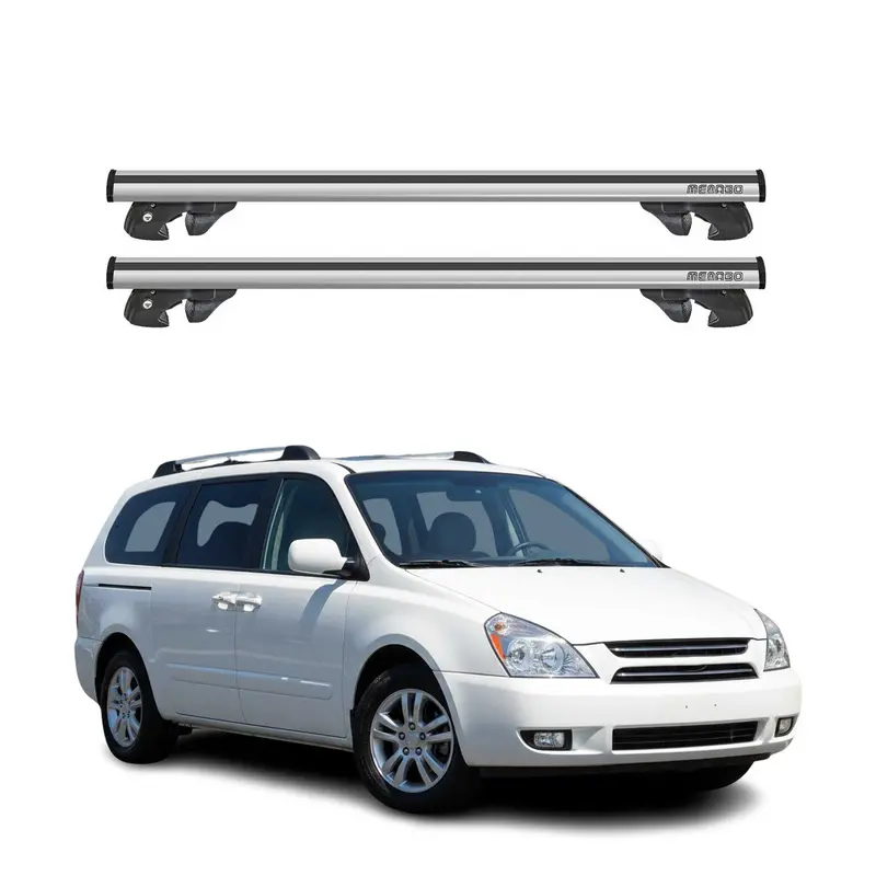 Silver Roof Rack Crossbars For 2006–2014 Kia Sedona 1