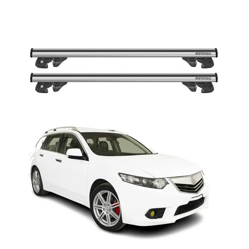Silver Roof Rack Crossbars For 2011–2014 Acura Tsx Sport Wagon 1