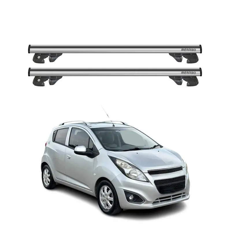 Silver Roof Rack Crossbars For 2013–2015 Chevrolet Spark 1