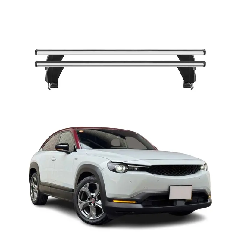 Silver Roof Rack Crossbars For 2014–2018 Mazda 3 Hatchback 1