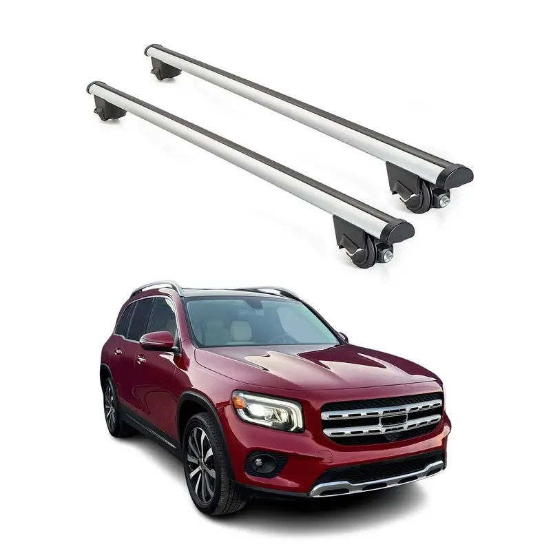 Silver Roof Rack Crossbars For 2020–2026 Mercedes-Benz Glb-Class (X247) 1
