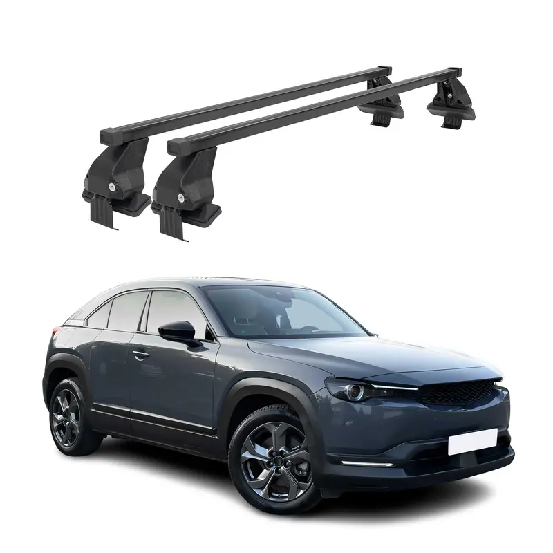 Sleek Black Roof Rack Cross Bars For Mazda Cx-30 (2020–2026) 1