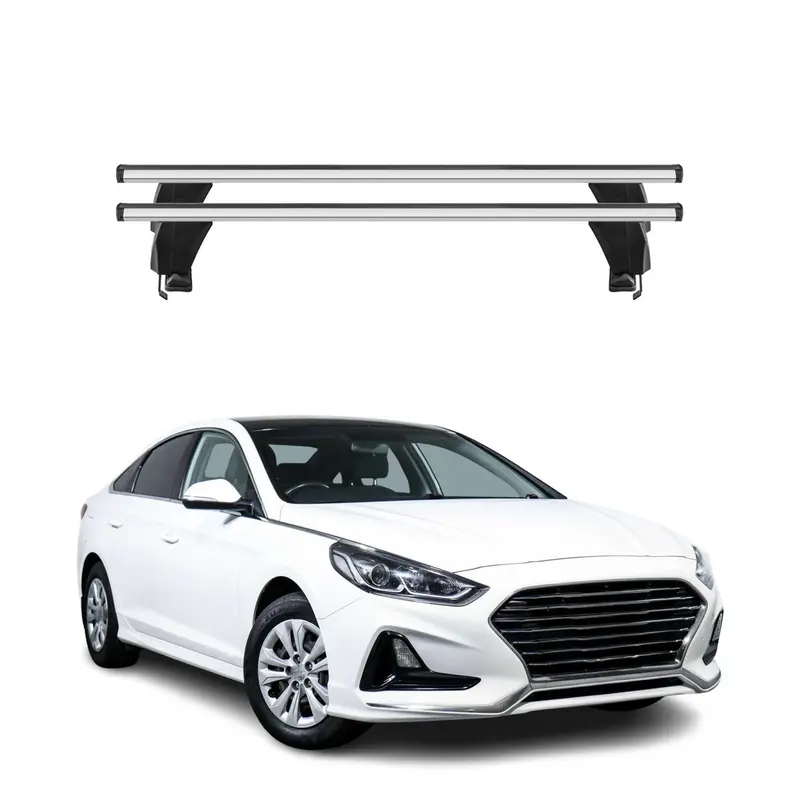 Sleek Silver Roof Rack Cross Bars For 2015–2019 Hyundai Sonata 1