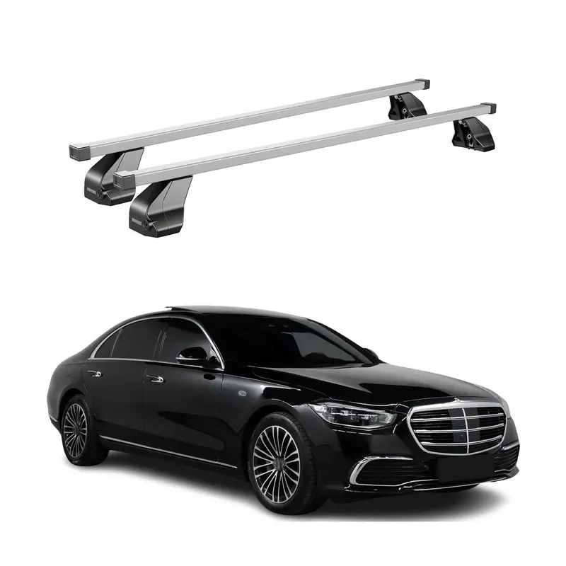 Steel Gray Roof Cross Bars For Mercedes-Benz S-Class (W223, 2020–2026) – 2-Piece 1