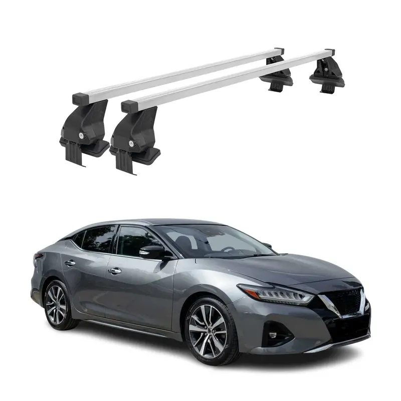 Steel Gray Roof Cross Bars For Nissan Maxima (8Th Gen, 2016–2023) – 2-Piece Set 1