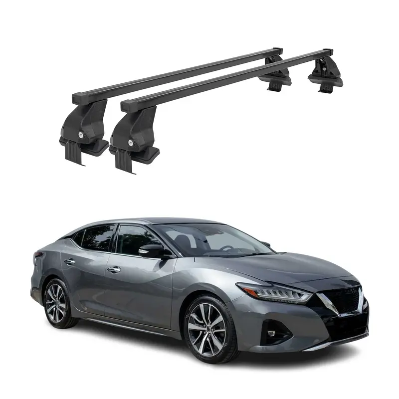 Sturdy Steel Roof Bars For Nissan Maxima (8Th Gen, 2016–2023) – Black, 2-Pack 1