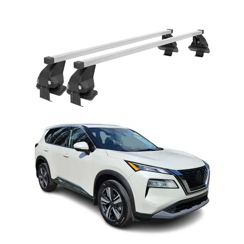 Sturdy Steel Roof Cross Bars For 2021–2026 Nissan Rogue T33 – Gray, Pair 1