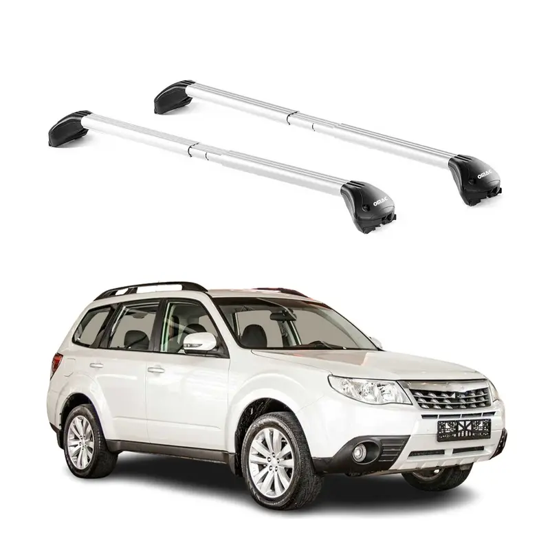 Subaru Forester (2009–2018) Silver Roof Rack Cross Bars 1