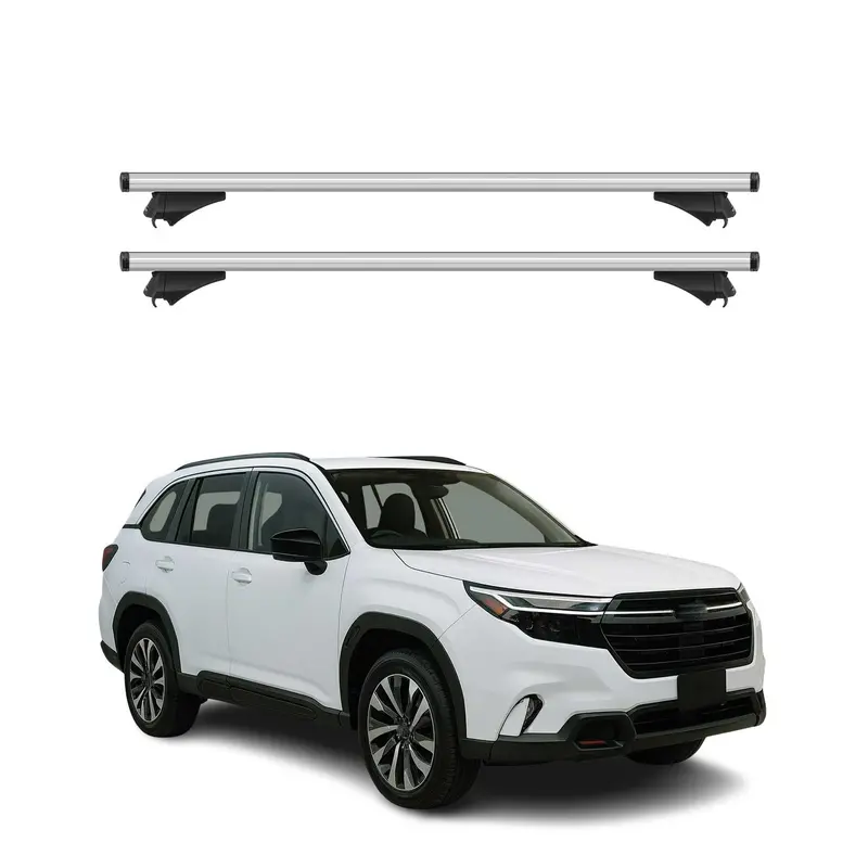 Subaru Forester Vi Roof Rack Cross Bars (2025–2026) – Silver 2-Piece Cargo System 1