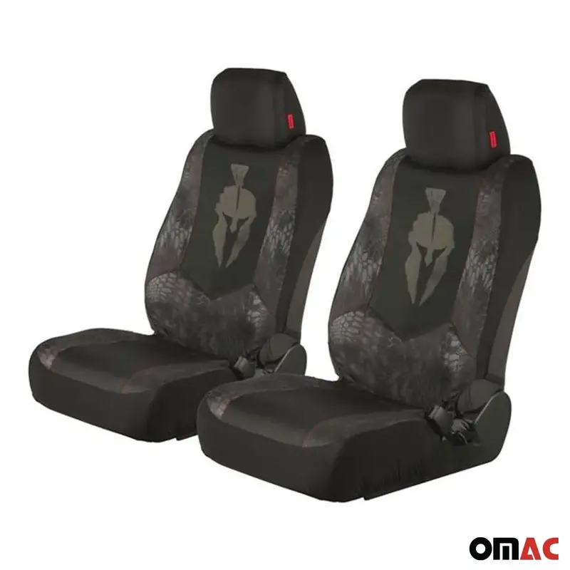 Typhon Camo Dual Front Low-Back Seat Covers – Universal Fit For Cars, Suvs & Trucks 1