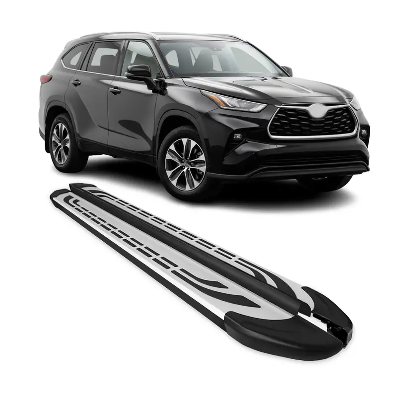 Upgraded Aluminum Running Boards For 2020–2026 Toyota Highlander – Nerf Bar Side Steps 1