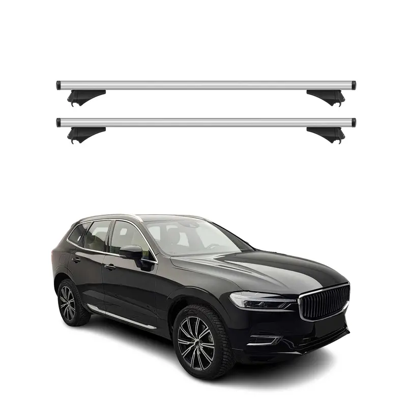 Volvo Xc60 (2018–2026) Silver Roof Cross Bars 1