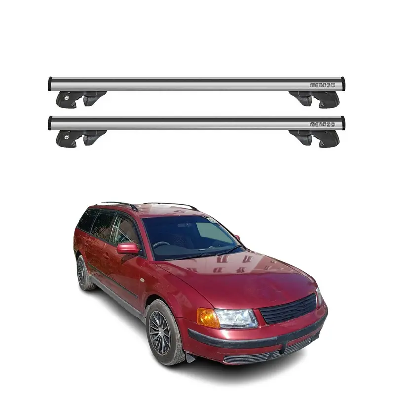 Vw Passat B5 Wagon Roof Crossbars (1998–2005) – Refined Silver Fit 1