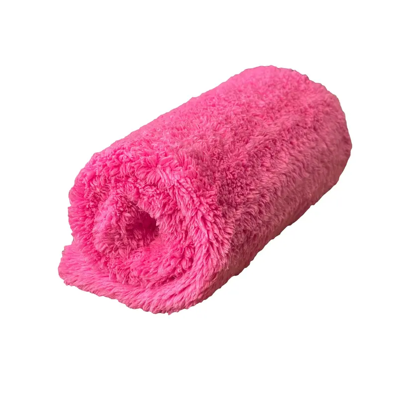Wash&Whips Edgeless Microfiber Coral Fleece Towels – Ultrasonically Sealed, 3-Pack 1
