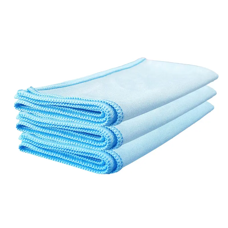 Wash&Whips Wipe Once Pro Glass Cleaning Cloths – Lint-Free Microfiber, 3-Pack 1